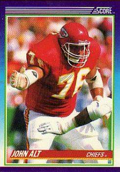John Alt Kansas City Chiefs 1990 Score NFL #176